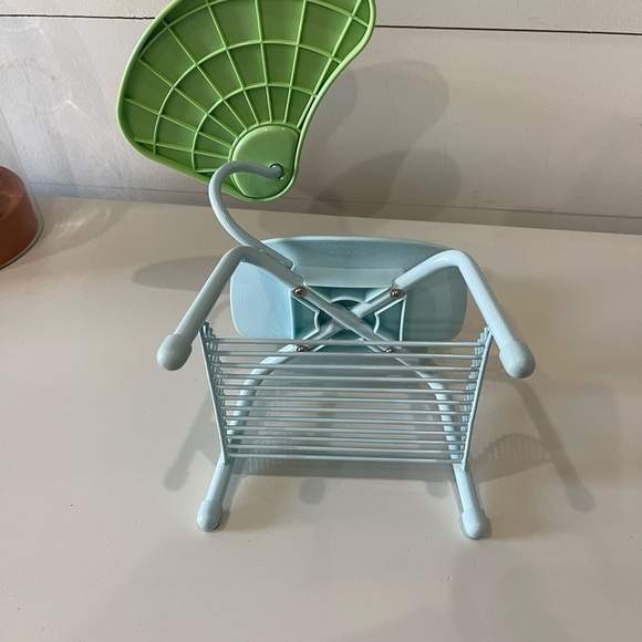 American Girl Blue & Green Plastic School Desk for 18" American Dolls - Picture 3 of 3